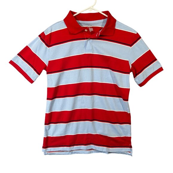 Cherokee Ultimate Polo Boy’s Size Large Red & Blue NWT - Picture 1 of 10